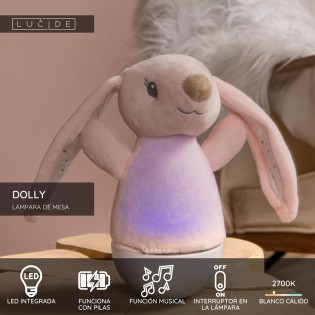 Dolly Rabbit LED Children's Lamp with music (3W)