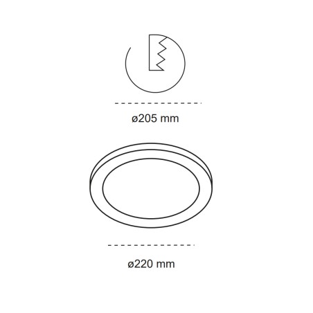Pack 2 x Downlight LED Kone CCT