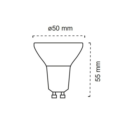 Bombilla LED GU10 con sensor (8W)