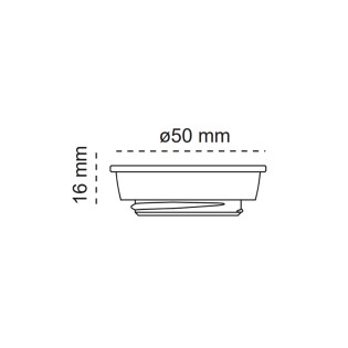 FIT 50 recessed GU11 bulb adapter