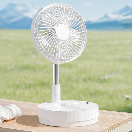 Bensa 5W 4-speed folding table fan.