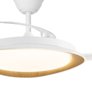 Ventilador LED aspas retráctiles Plenn CCT Dim (48W)