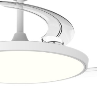 LED fan with retractable blades Cookie CCT Dim (60W)