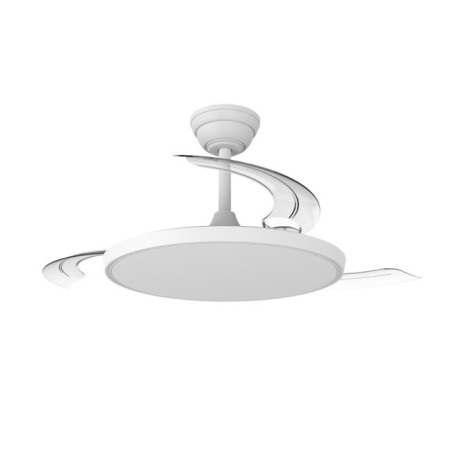 LED fan with retractable blades Cookie CCT Dim (60W)