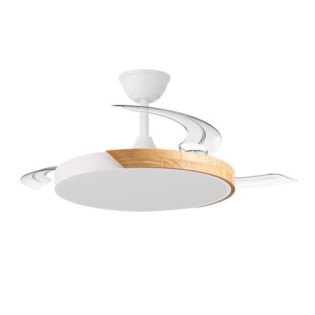 Ventilador LED aspas retráctiles Taoro CCT Dim (60W)