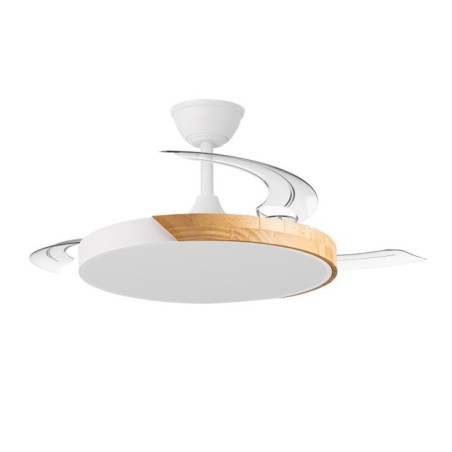 Ventilador LED aspas retráctiles Taoro CCT Dim (60W)