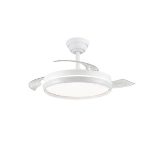 Ventilador LED aspas retráctiles Charly Evo CCT Dim (60W)