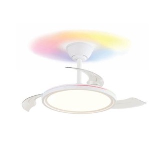 Rexus RGB CCT Dim LED Fan with Retractable Blades (24+7W)