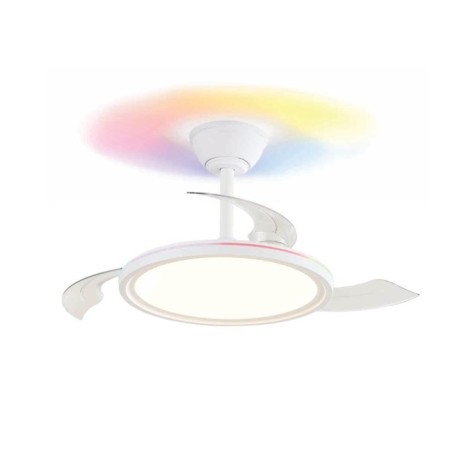 Rexus RGB CCT Dim LED Fan with Retractable Blades (24+7W)