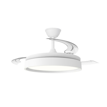 Ventilador LED aspas retráctiles Glow Evo CCT Dim (60W)