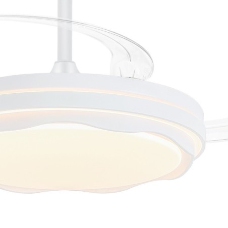 Ventilador LED aspas retráctiles Prius Evo CCT Dim (60W)