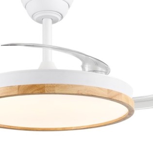 Ventilador LED aspas retráctiles Chief CCT Dim (60W)