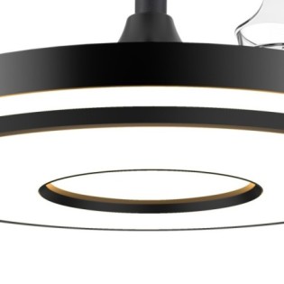 LED fan with retractable blades Bond CCT Dim (48W)