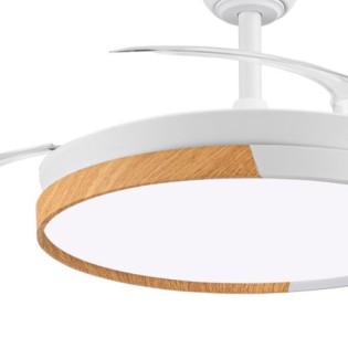LED fan with retractable blades Ecoro CCT Dim (48W)