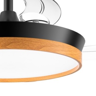 Paneco Mini CCT Dim (39W) Retractable Blade LED Fan