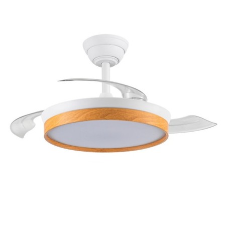 Ventilador LED aspas retráctiles Paneco Mini CCT Dim (39W)