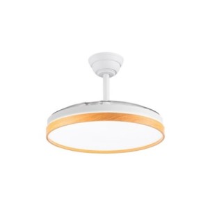 Ventilador LED aspas retráctiles Paneco CCT Dim (48W)