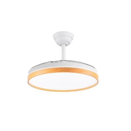 Ventilador LED aspas retráctiles Paneco CCT Dim (48W)