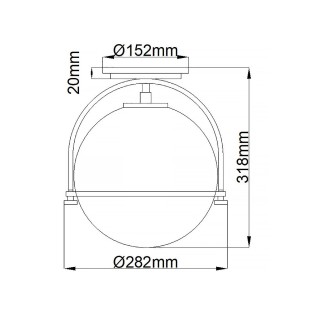 Plafón de techo Somerset