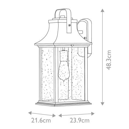Grant L outdoor wall lamp