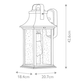 Grant M outdoor wall light