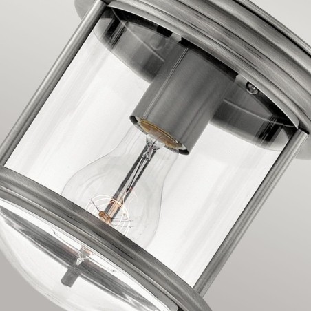 Hadrian Mini Transparent Ceiling Light for Bathrooms