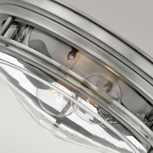 Hadrian Transparent Bathroom Ceiling Light