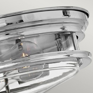 Hadrian Transparent Bathroom Ceiling Light