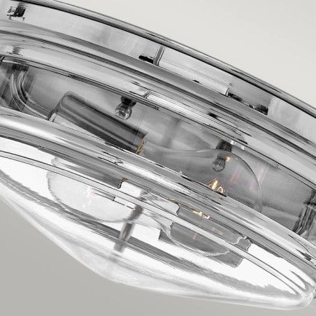 Hadrian Transparent Bathroom Ceiling Light
