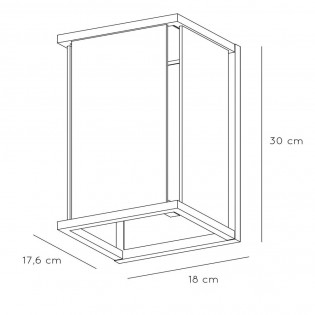 Outdoor wall lamp Claire White