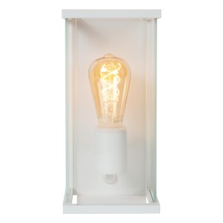 Outdoor wall lamp with motion sensor Claire White