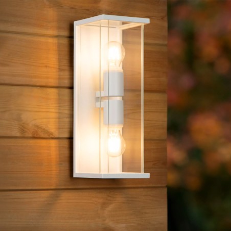 Outdoor Wall Lamp Claire White (2 lights)