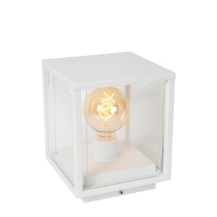 Outdoor Pedestal Lamp Claire White
