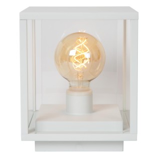 Outdoor Pedestal Lamp Claire White