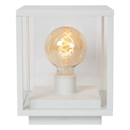 Outdoor Pedestal Lamp Claire White