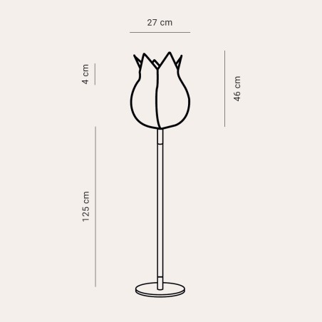 Floor lamp Tuli