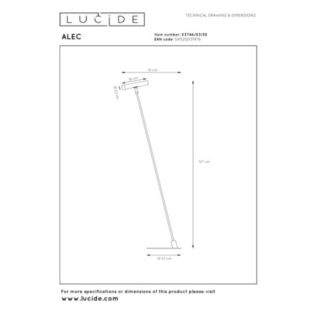 Lámpara de mesa Alec