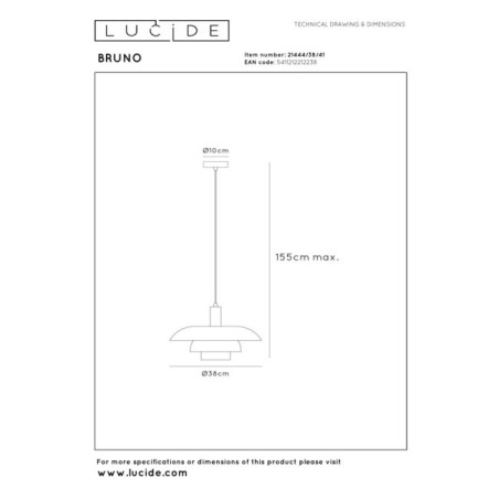 Bruno pendant lamp