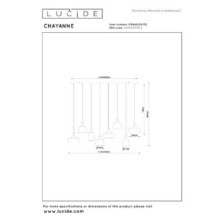 Chayanne pendant lamp (8 lights)