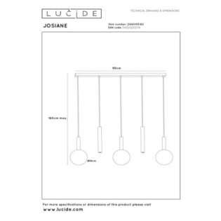 Josiane Pendant Lamp (3 Lights)