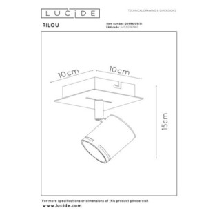 Foco de techo LED Rilou (5W)