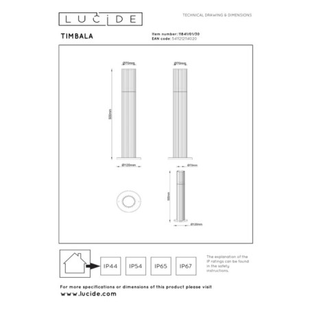 Baliza de exterior Timbala