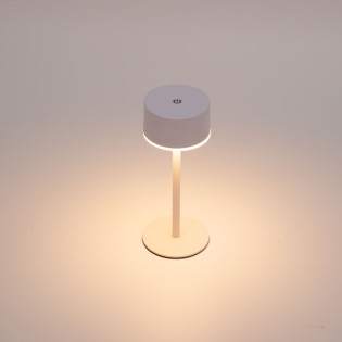 Meba White Rechargeable LED Table Lamp (2W)