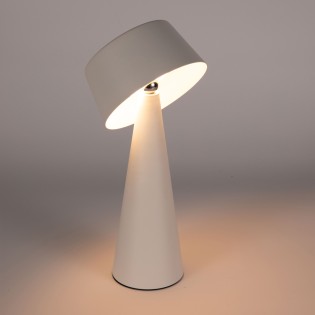 Meri White Solar Rechargeable LED Table Lamp (3W)