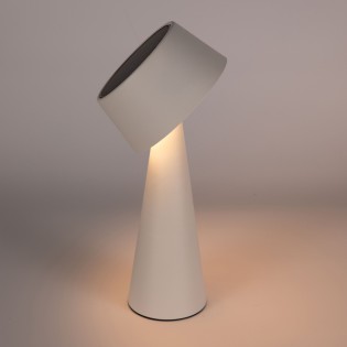 Meri White Solar Rechargeable LED Table Lamp (3W)