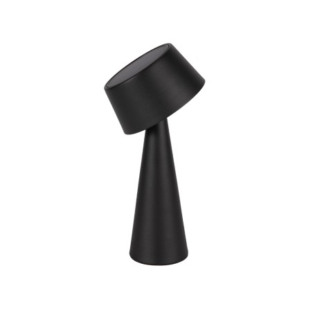 Meri Black Solar Rechargeable LED Table Lamp (3W)