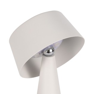 Meri White Solar Rechargeable LED Table Lamp (3W)