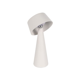 Meri White Solar Rechargeable LED Table Lamp (3W)