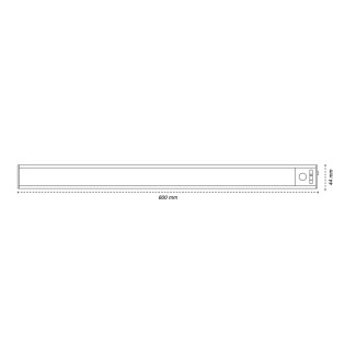 LED under-cabinet light with sensor Danu CCT 60Cm. (2.5W)