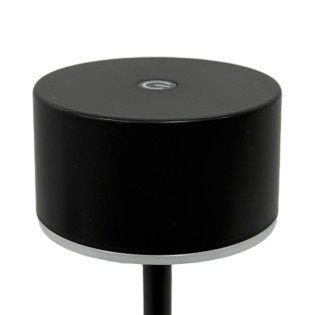 Meba Black Rechargeable LED Table Lamp (2W)